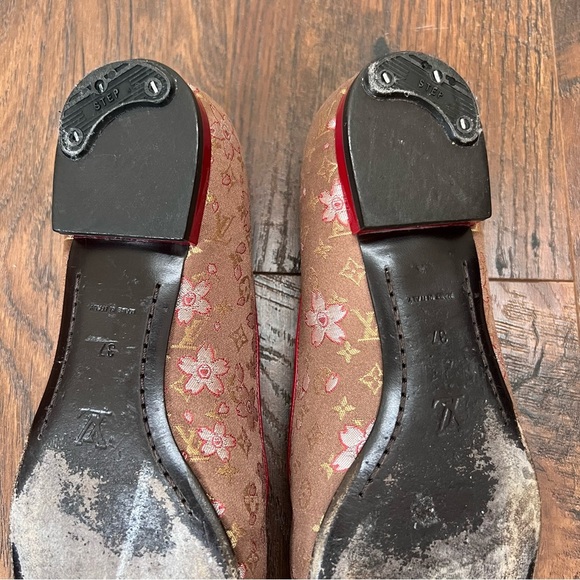 Louis Vuitton Cherry Blossom Ballet Flats Size 37 EU - Picture 9 of 13